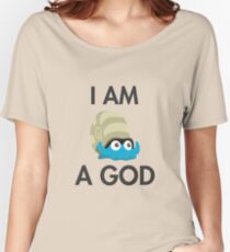 Twitch Plays Pokemon: I Am A God - Light with Dark Text Women's Relaxed Fit T-Shirt