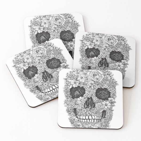 Item preview, Flower Skull design designed and sold by Typhaon.