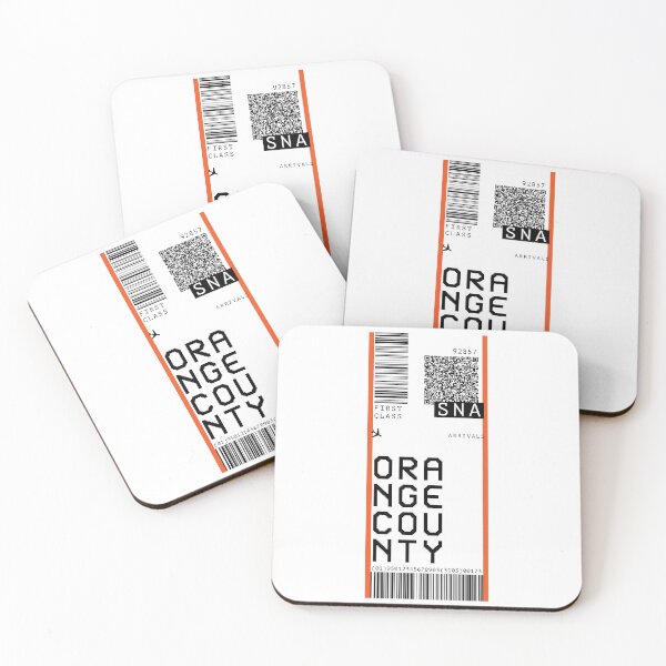 Aperçu de l'œuvre Orange County Airport Ticket créée et vendue par Jessica Arling.