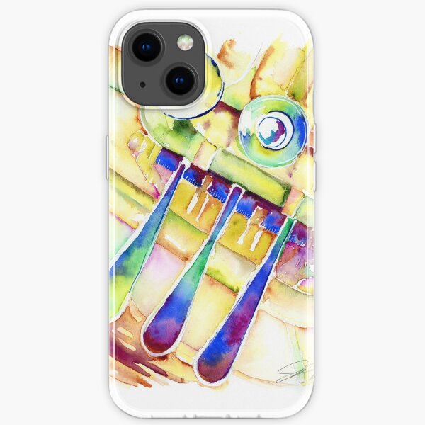 Colorful French Horn iPhone Soft Case