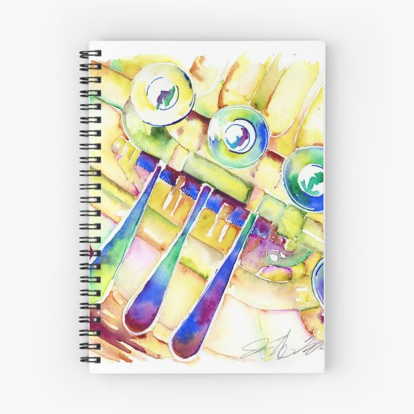 Item preview, Colorful French Horn designed and sold by Jamie Hansen Art.