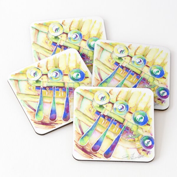Item preview, Colorful French Horn designed and sold by Jamie Hansen Art.