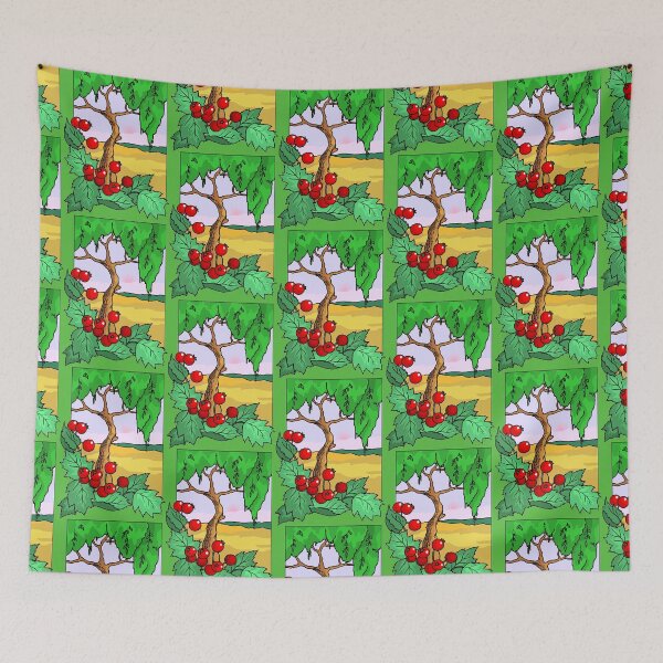 Item preview, Rural Landscape - Cottagecore / Countrycore #1 - Green Background designed and sold by Cottagecore Emporium.
