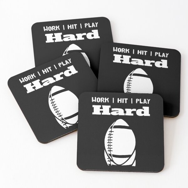 Item preview, Work Hard, Hit Hard, Play Hard designed and sold by 4AllTimes.