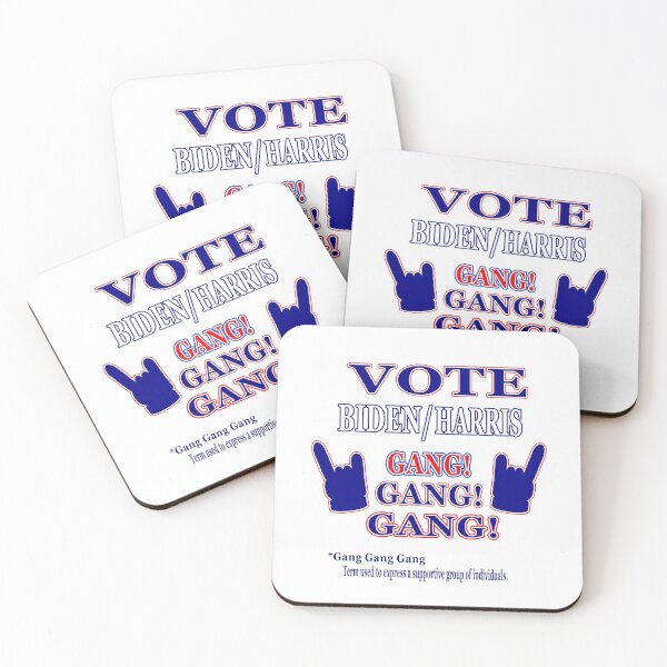 Item preview, Wacky & Fun “VOTE BIDEN/HARRIS GANG GANG GANG” Apparel & Accessories designed and sold by Joanenices.