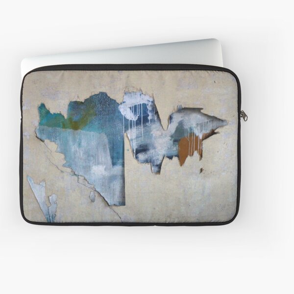 Abstract Green Blue Flash Laptop Sleeve
