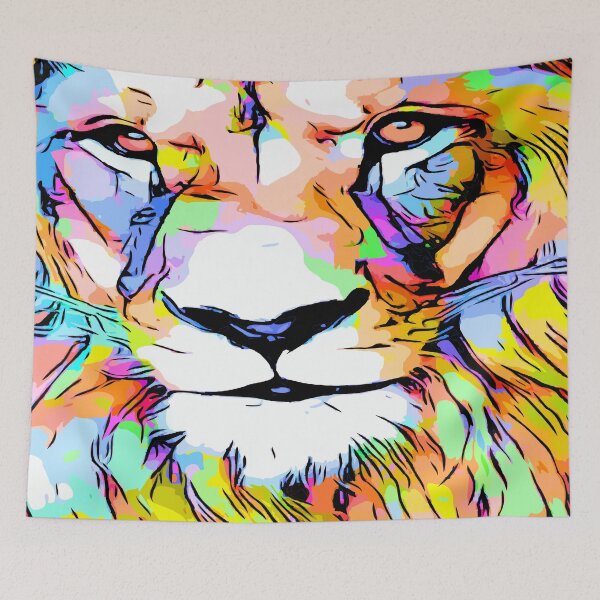 Item preview, Cool Lion Face Savior of The World- Design - Gift Idea designed and sold by GuitarZan's.