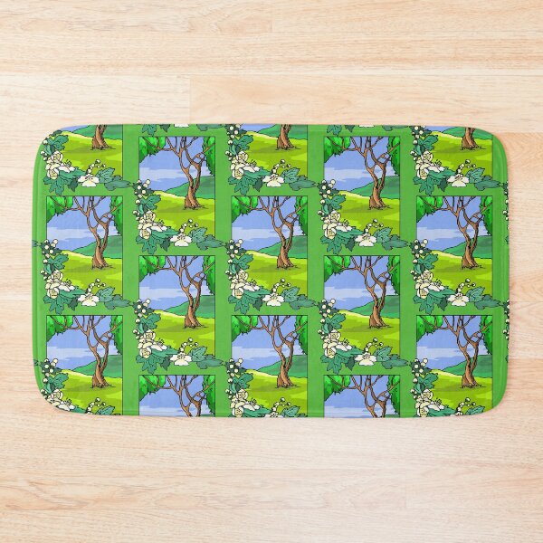 Item preview, Rural Landscape - Cottagecore / Countrycore #3 - Green Background designed and sold by Cottagecore Emporium.