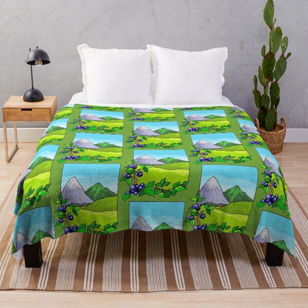 Item preview, Rural Landscape - Cottagecore / Countrycore #4 - Green Background designed and sold by Cottagecore Emporium.