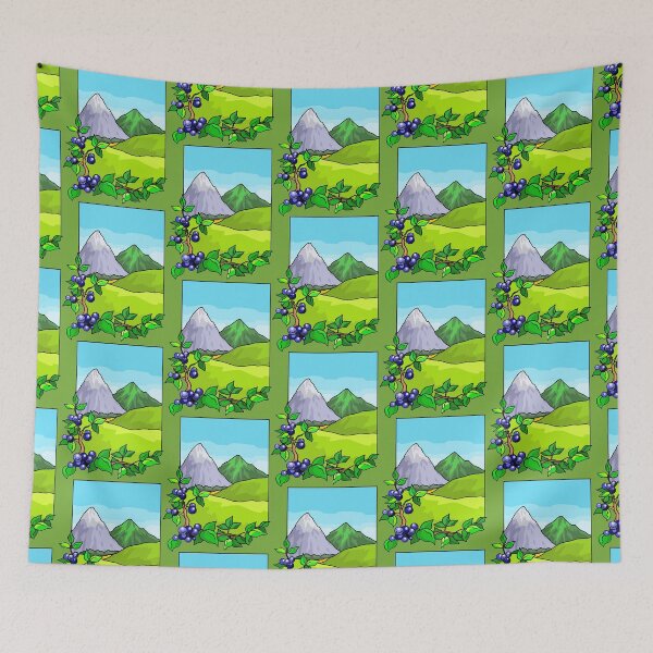 Item preview, Rural Landscape - Cottagecore / Countrycore #4 - Green Background designed and sold by Cottagecore Emporium.