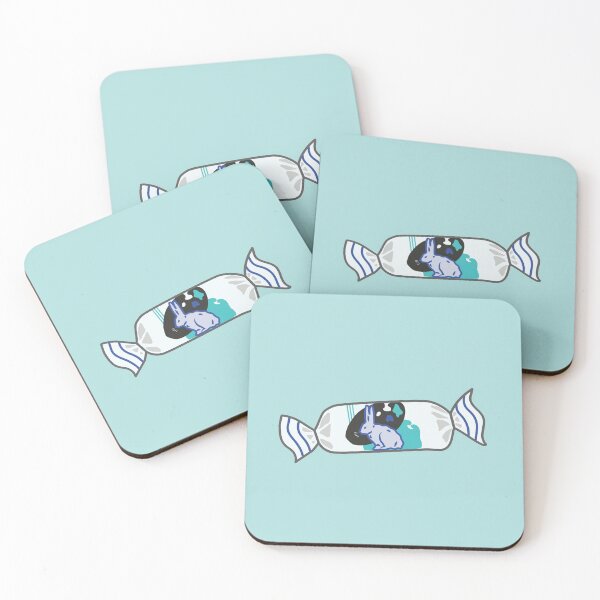 Item preview, Lofi/Teal White Rabbit Asian Snack designed and sold by designsbyegg.