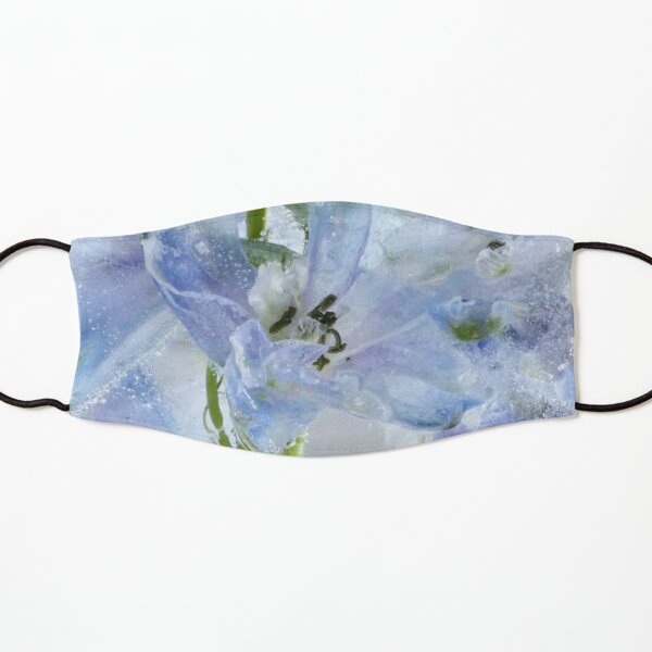 Bluish Chiffon Kids Mask