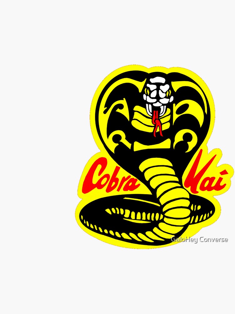"Cobra Kai Original Logo" Sticker by M-Gouldson | Redbubble