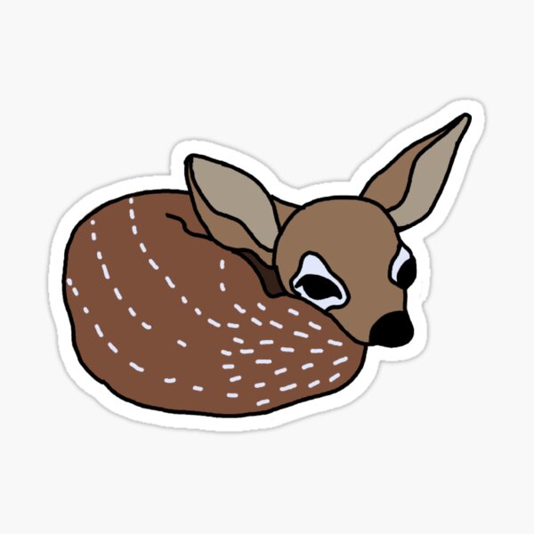 baby deer Sticker