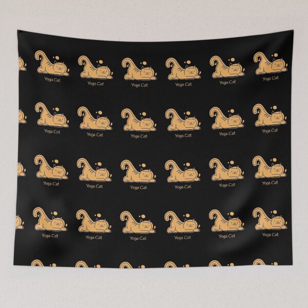 Item preview, Cat practicing Yoga is always cute! designed and sold by Mya4You.
