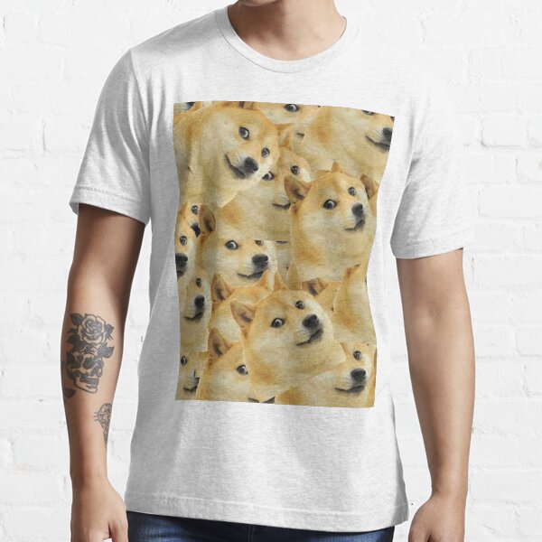 "Doge Pattern" Tshirt for Sale by bnkz Redbubble doge tshirts