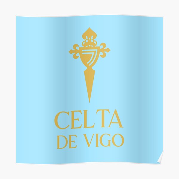 "Celta de Vigo Gold" Poster by VRedBaller | Redbubble
