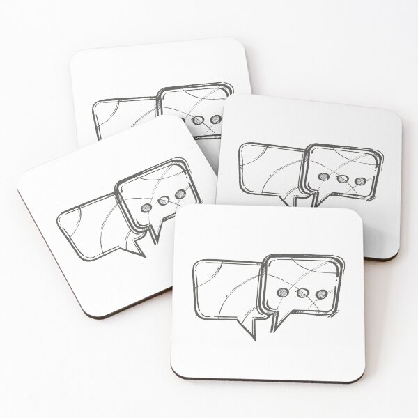 Item preview, Text Message Speech Bubbles designed and sold by MisterGooseShop.