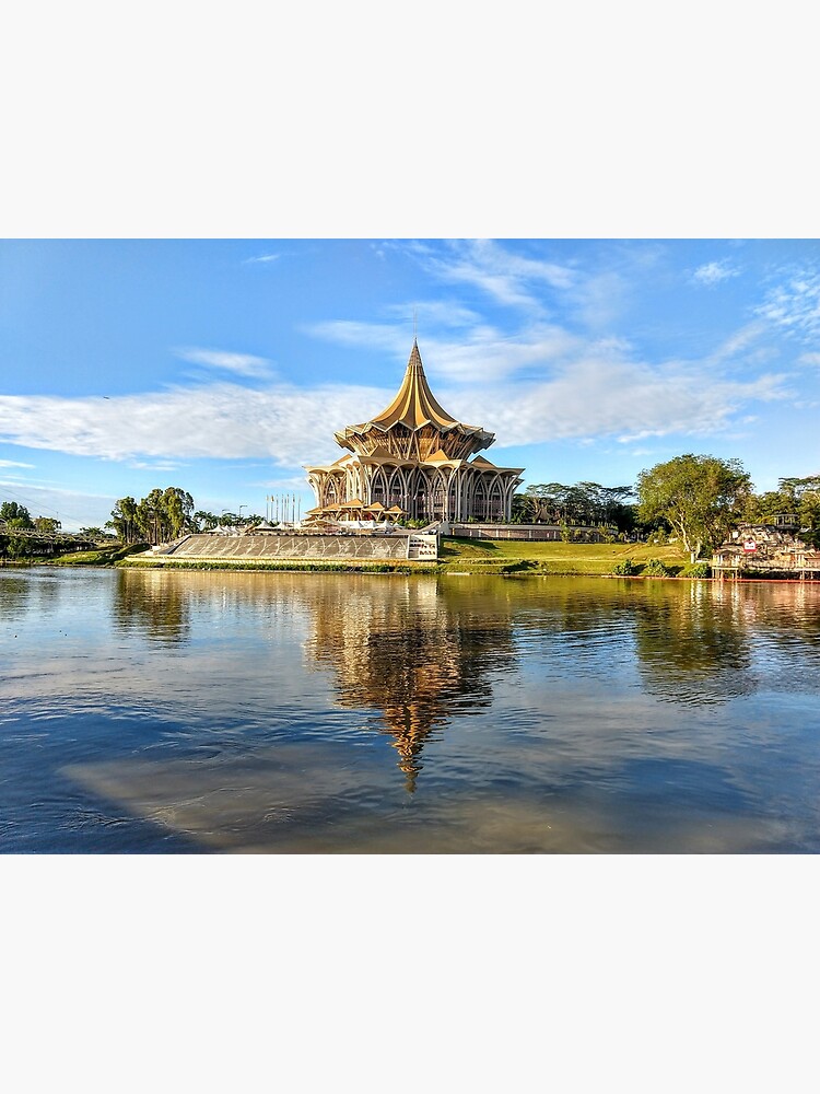 Kuching waterfront at sunset hi-res stock photography and images - Alamy