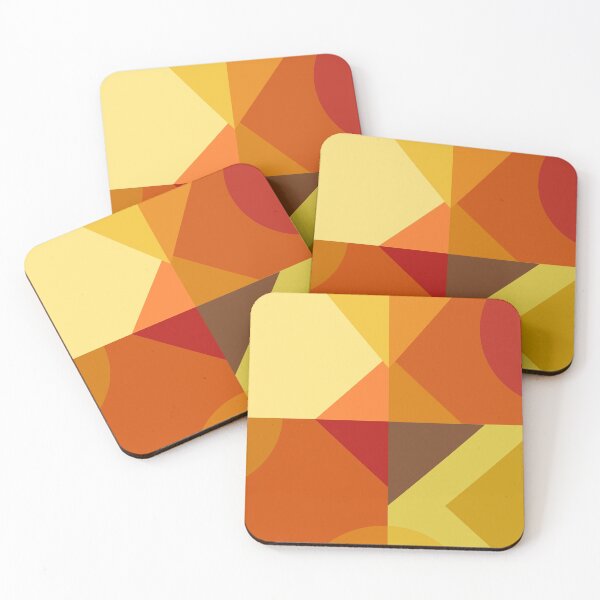 Item preview, Cool geometric shapes on yellow designed and sold by ByMoss.