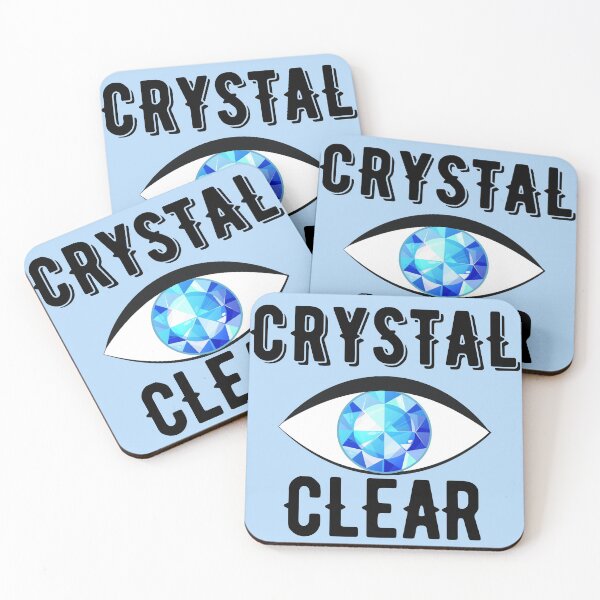 Item preview, Copy of Crystal clear / pastel blue designed and sold by awesomecrystals.