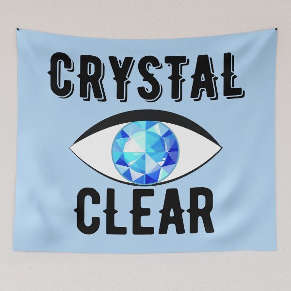 Item preview, Copy of Crystal clear / pastel blue designed and sold by awesomecrystals.