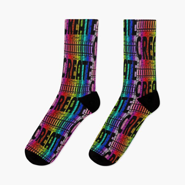 Item preview, Create with Crayons in Rainbow Color designed and sold by thecraftace.