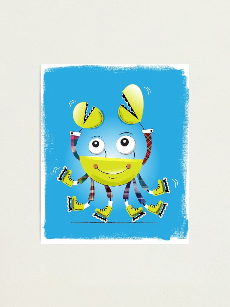 "Crab On Skates" Photographic Print for Sale by DarkLimitArts Redbubble