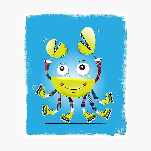 "Crab On Skates" Photographic Print for Sale by DarkLimitArts Redbubble