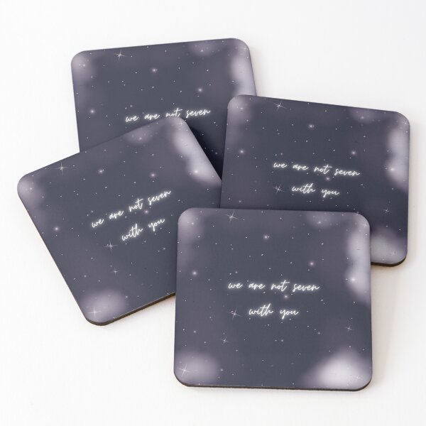 Item preview, BTS We Are Bulletproof: The Eternal Lyrics - “we are not seven with you” designed and sold by coupdecoeur.