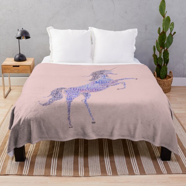 Item preview, unicorn typography poster designed and sold by rashadat.