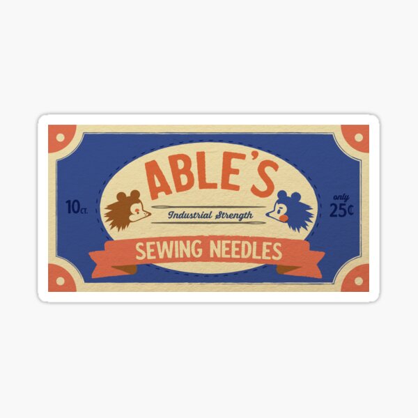 Able Needles Sticker