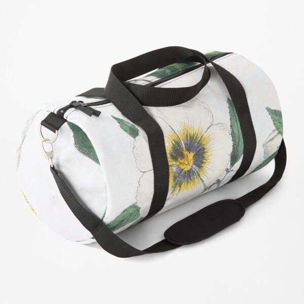 Vintage Turnera elegans print from The floral cabinet and magazine of exotic botany (1837) Duffle Bag
