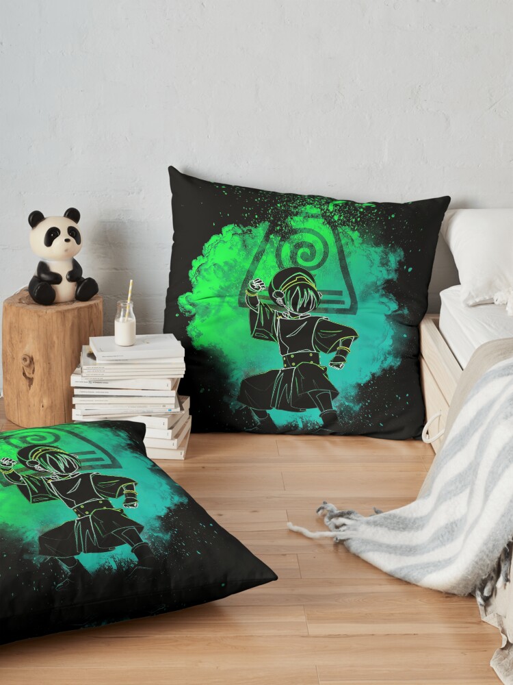 Alternate view of Soul of the Earthbender Floor Pillow