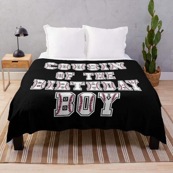 Item preview, Cousin Of The Birthday Boy Baseball lover Kid Party graphic designed and sold by Grabitees.