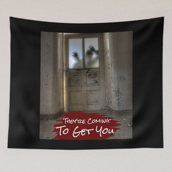 Item preview, They're Coming To Get You Zombie Halloween Design designed and sold by up4tee.