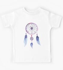 Camiseta para niños Ilustración acuarela de Dreamcatcher