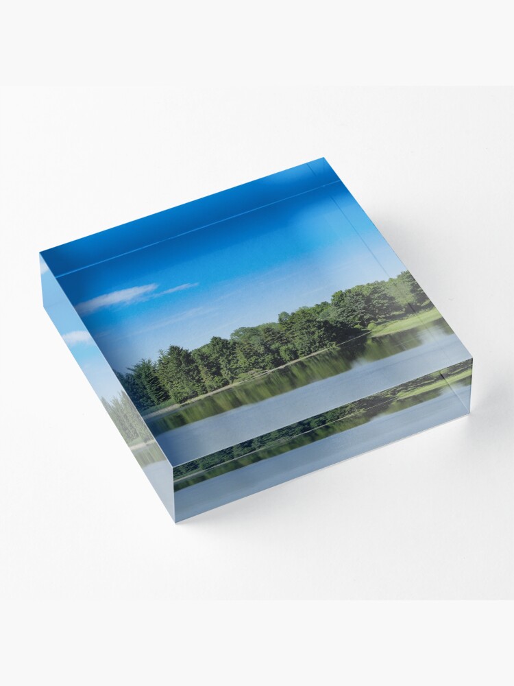 Alternate view of Green&Blue Acrylic Block
