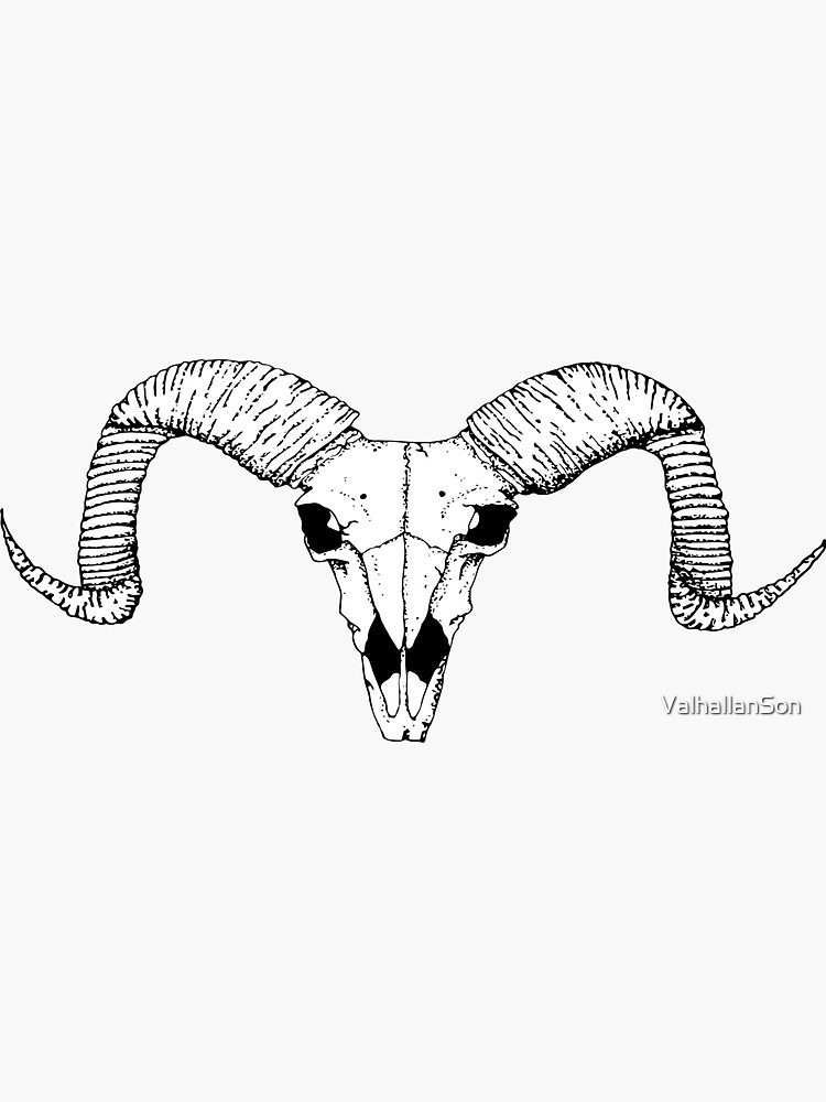 Rams Skull [Black] Essential T-Shirt for Sale by BigLeeBrink