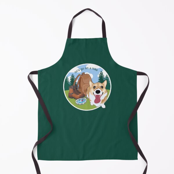 Item preview, Hiking Corgi Emblem designed and sold by MaplewoodMerch.