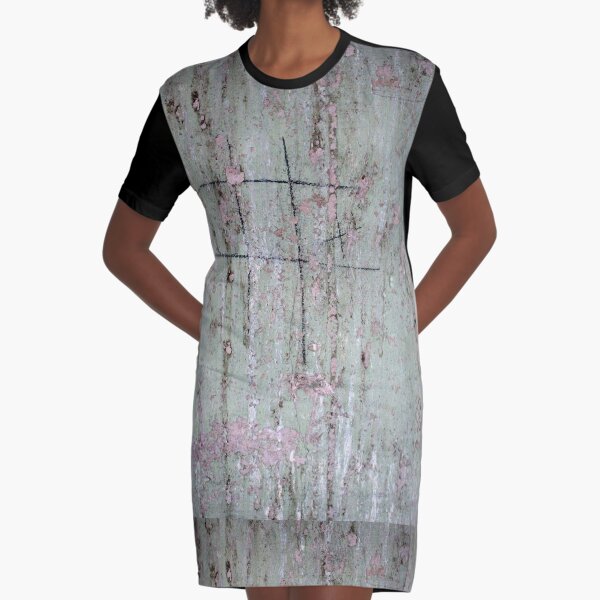 Never Ending Noughts and Crosses Graphic T-Shirt Dress