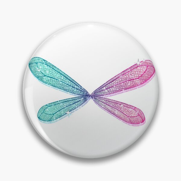 Item preview, Fantasy Dragonfly Fairy Wings Back Texture Nature Fairy Tales Blue and pink designed and sold by Jolly-Yosei.
