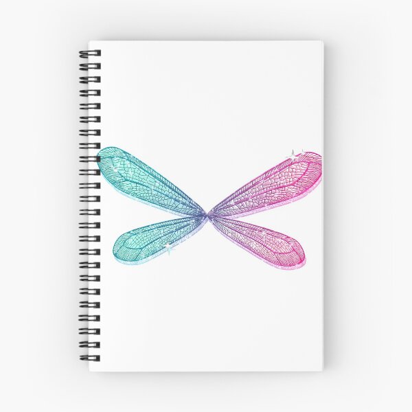 Item preview, Fantasy Dragonfly Fairy Wings Back Texture Nature Fairy Tales Blue and pink designed and sold by Jolly-Yosei.