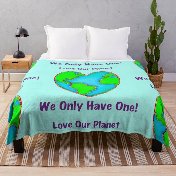 Item preview, Love our Planet, we only have one! (Blue) designed and sold by sillybanana.