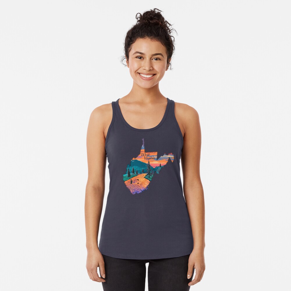 Vista previa del artículo con la obra «Camiseta con espalda nadadora», diseñado y vendido por TeeCreations.