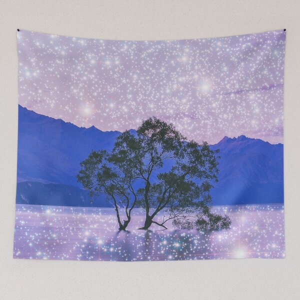 Item preview, Sparkly Aesthetic Wanaka Tree designed and sold by ind3finite.
