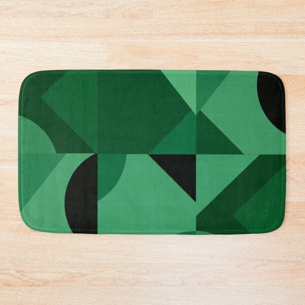 Item preview, Cool geometric shapes on green designed and sold by ByMoss.