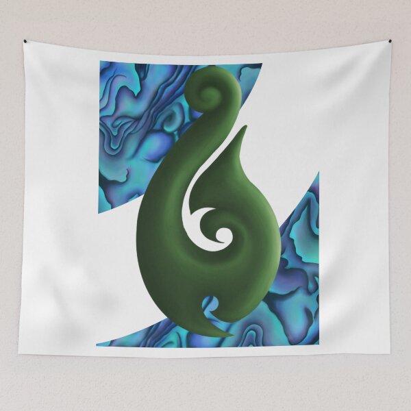 Item preview, Fish hook Paua  designed and sold by Mayakiwi.