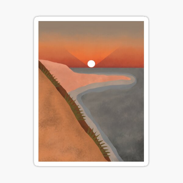 Item preview, Upper Peninsula Lake Superior at Sunset designed and sold by KobiusDesigns.