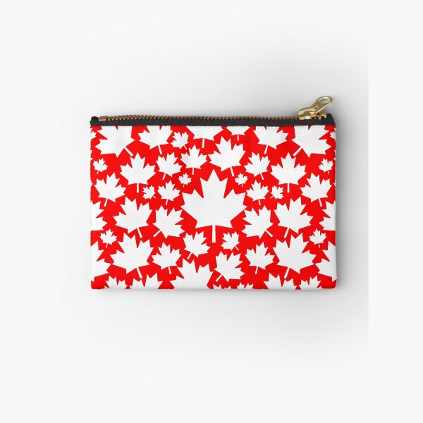 Item preview, White Canada Flag Maple Leaves designed and sold by Livity.
